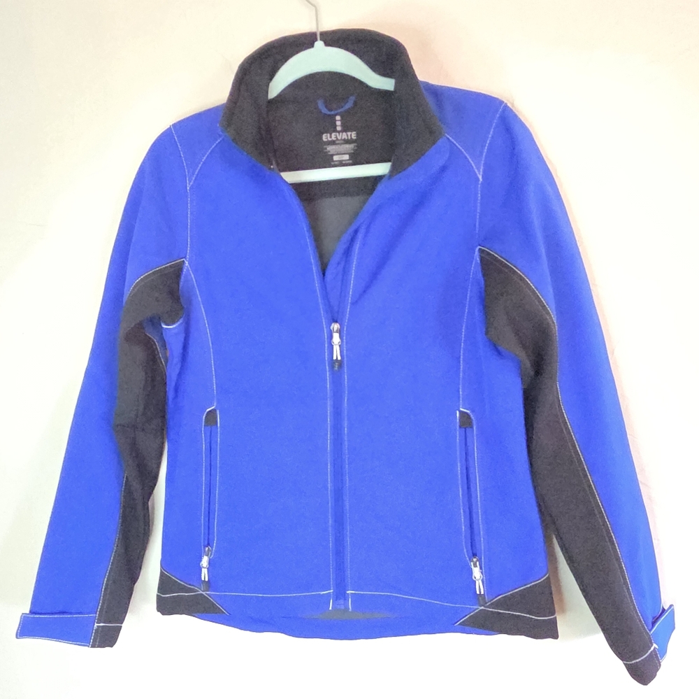 Elevate Royal Blue Zip Up Jacket Size SP